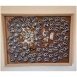 Quadro Corona bottiglie e tappi
