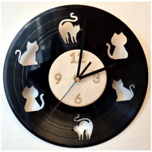 Orologio Gatti in vinile