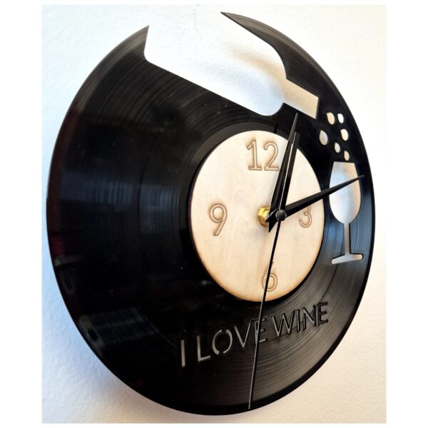 Orologio in vinile tema vino