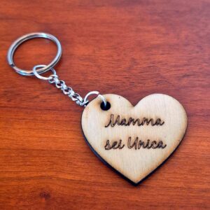 Portachiavi incisione personalizzata Mamma
